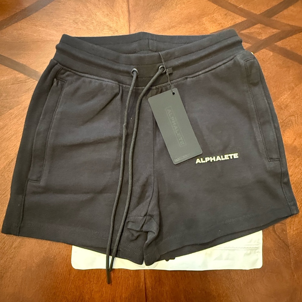 NWT Alphalete Women's Black Shorts XS athletic